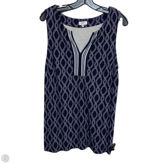 Top Sleeveless By Crown And Ivy In Navy, Size: Xl