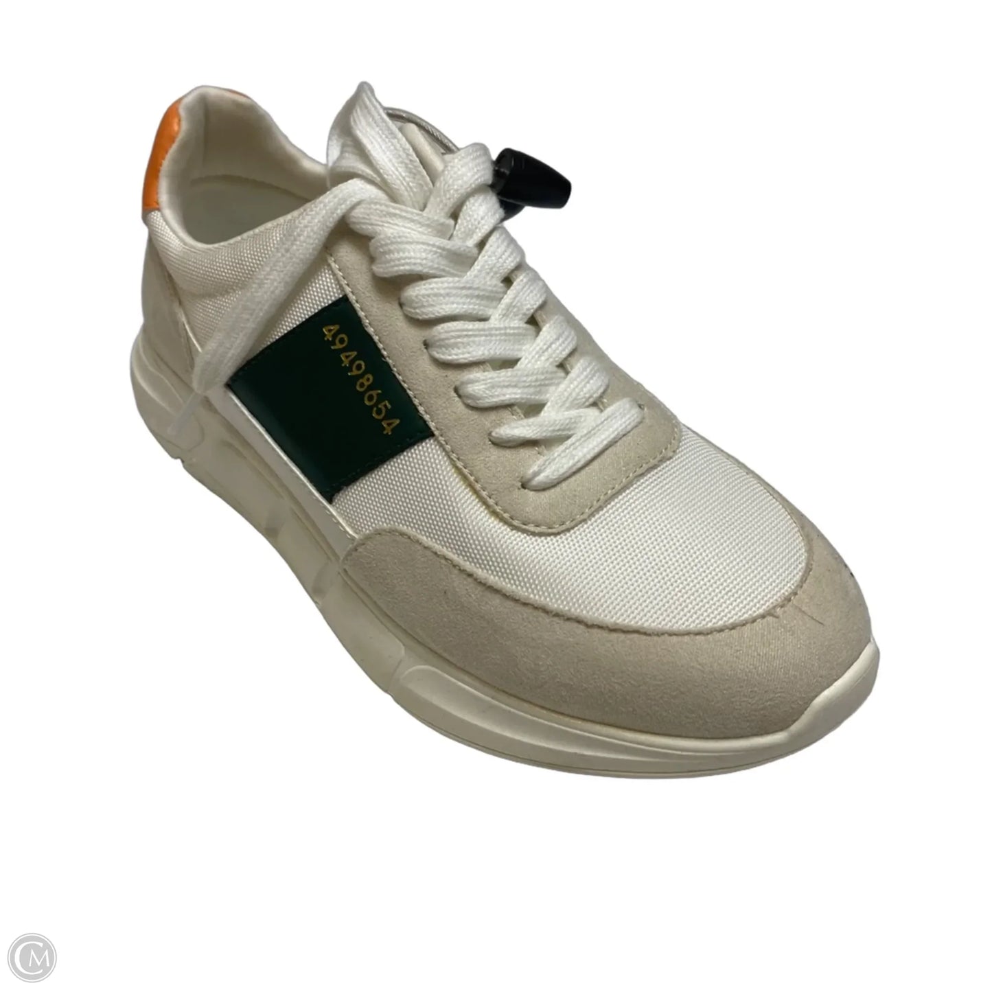 Shoes Sneakers By Steve Madden In Green & White, Size: 8