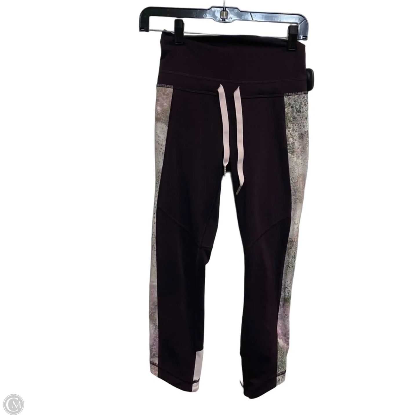 Athletic Capris By Lululemon In Purple, Size: S