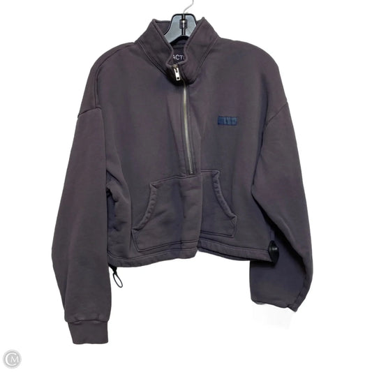 Athletic Jacket By Set Active In Purple, Size: M