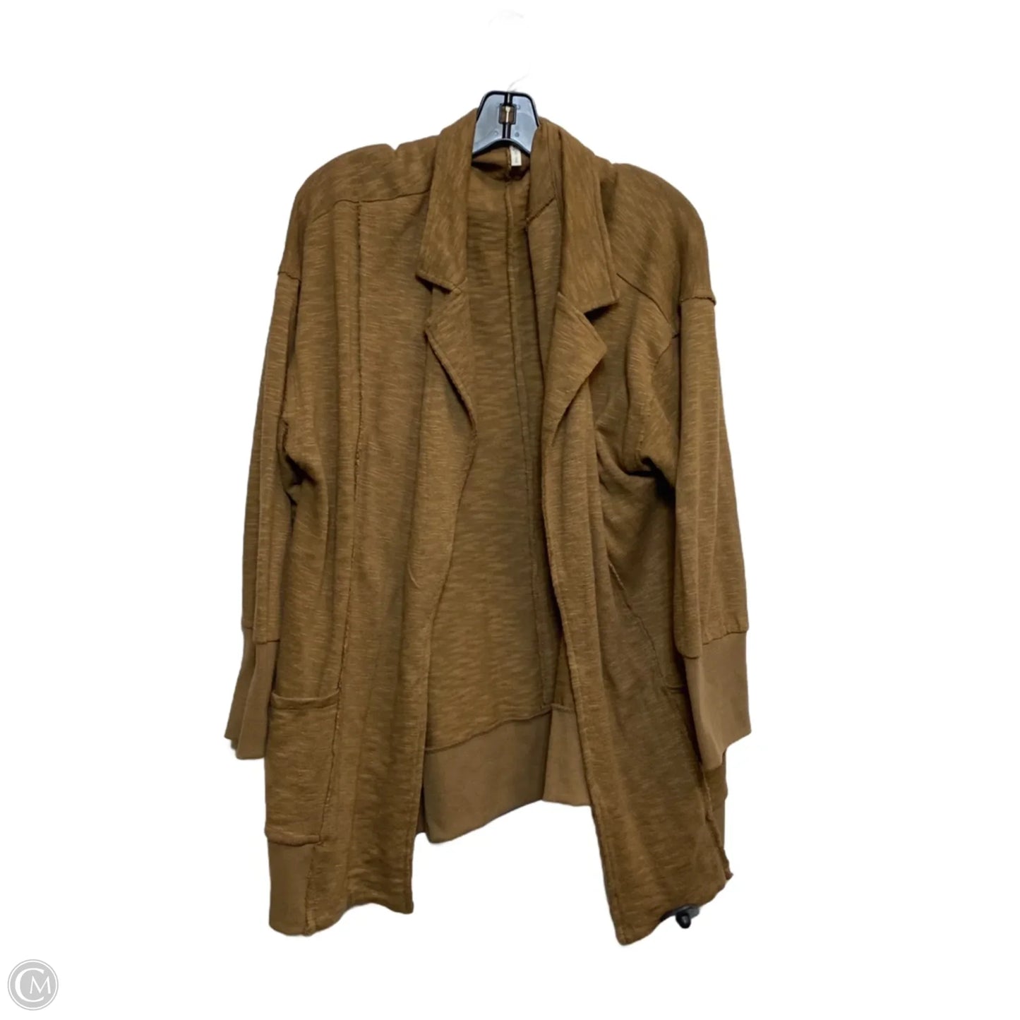 Sweater Cardigan By Cato In Brown, Size: 1x