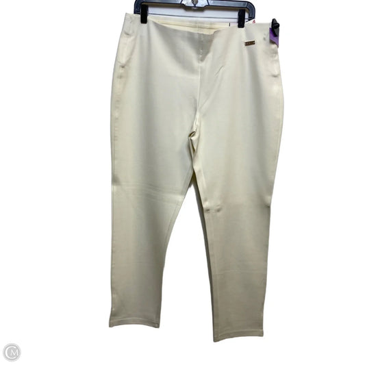 Pants Other By Rafaella In Cream, Size: Xl