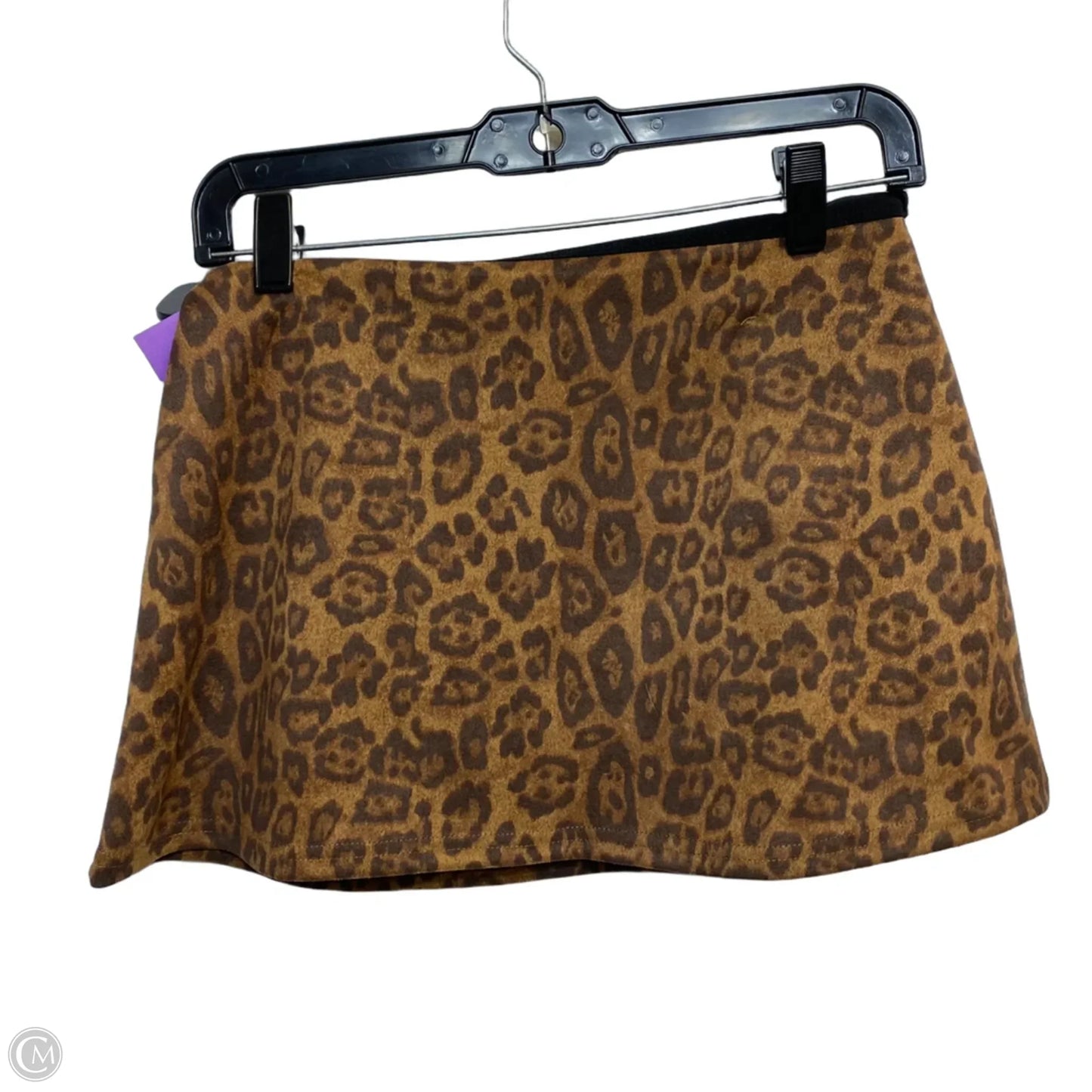 Skort By Chrome Riot In Animal Print, Size: M