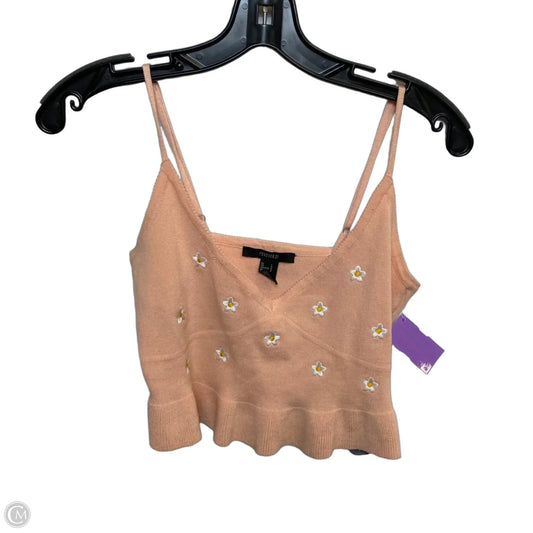 Top Sleeveless By Forever 21 In Pink, Size: L