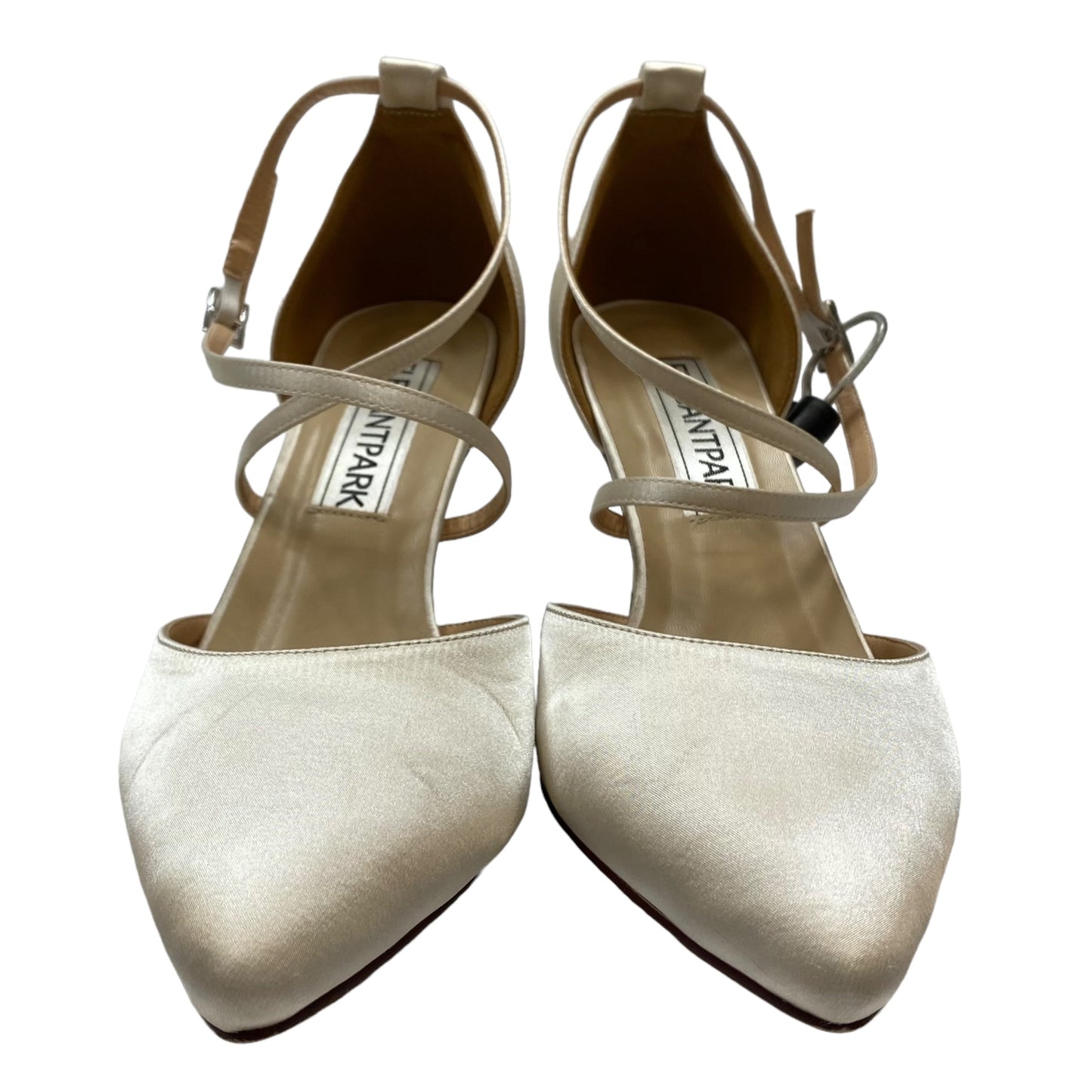 Cream Shoes Heels Stiletto Elegantpark, Size 9