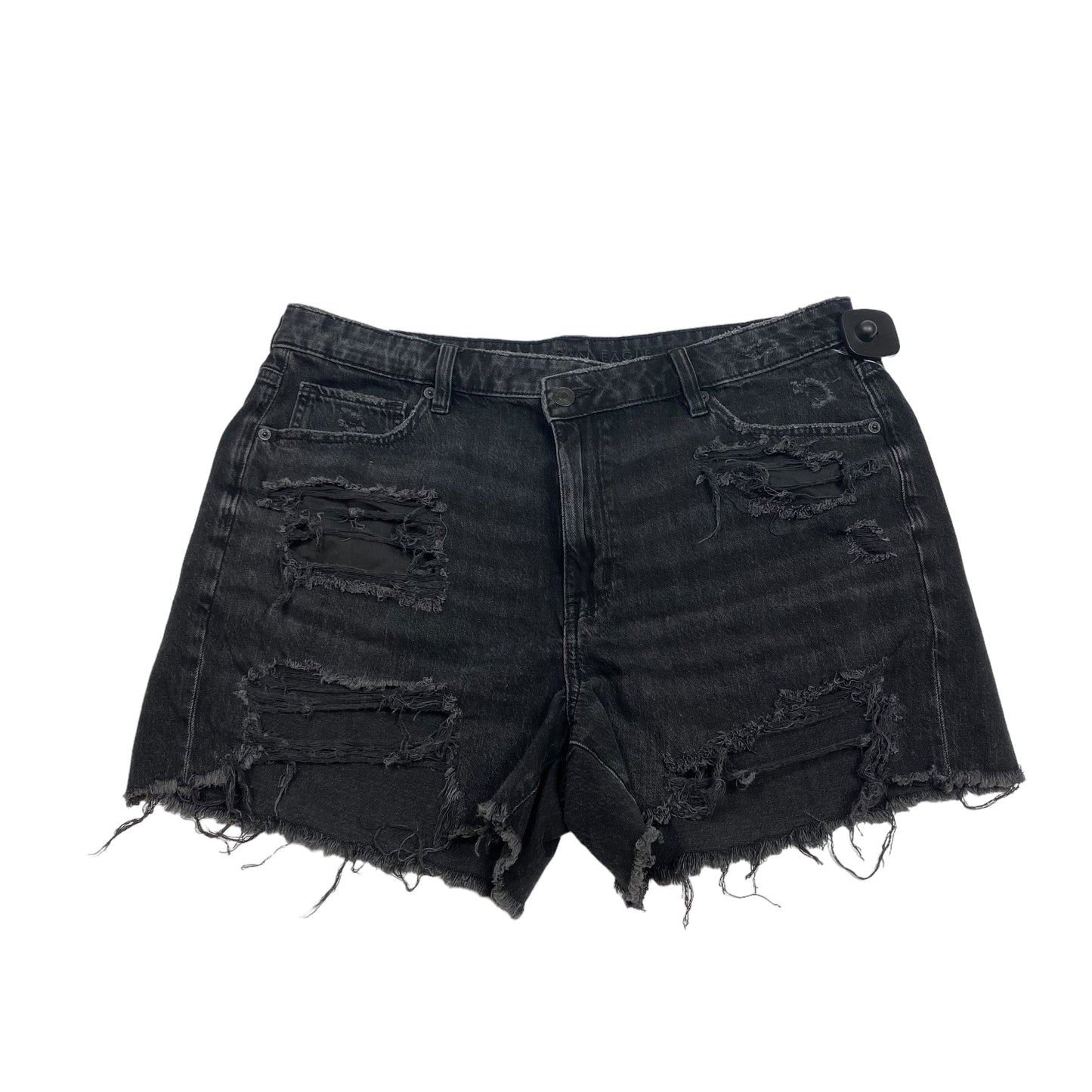 Black Denim Shorts American Eagle, Size 16