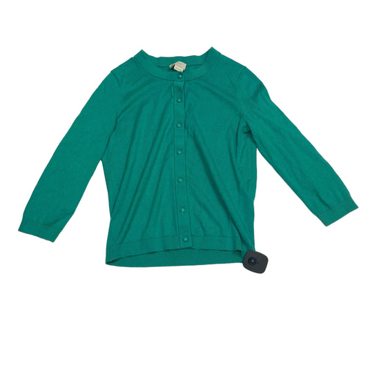 Cardigan Designer By Kate Spade In Green, Size: S