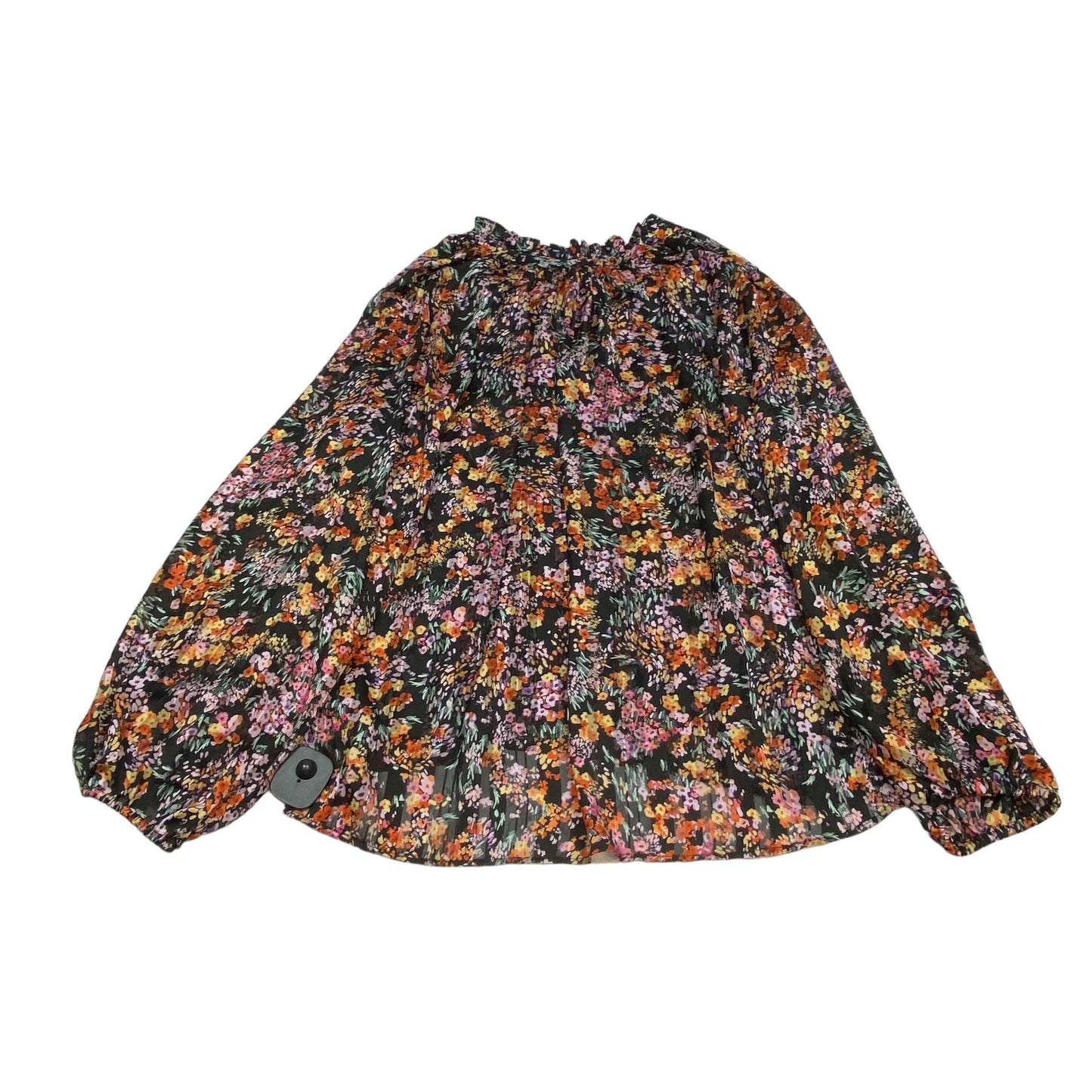 Blouse Long Sleeve By H&m In Floral Print, Size: S