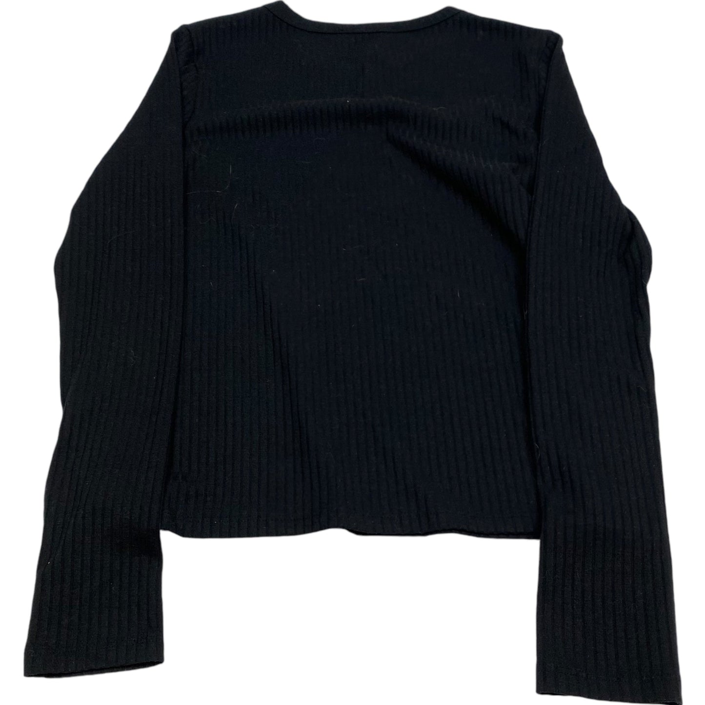 Top Long Sleeve By Forever 21 In Black, Size: M