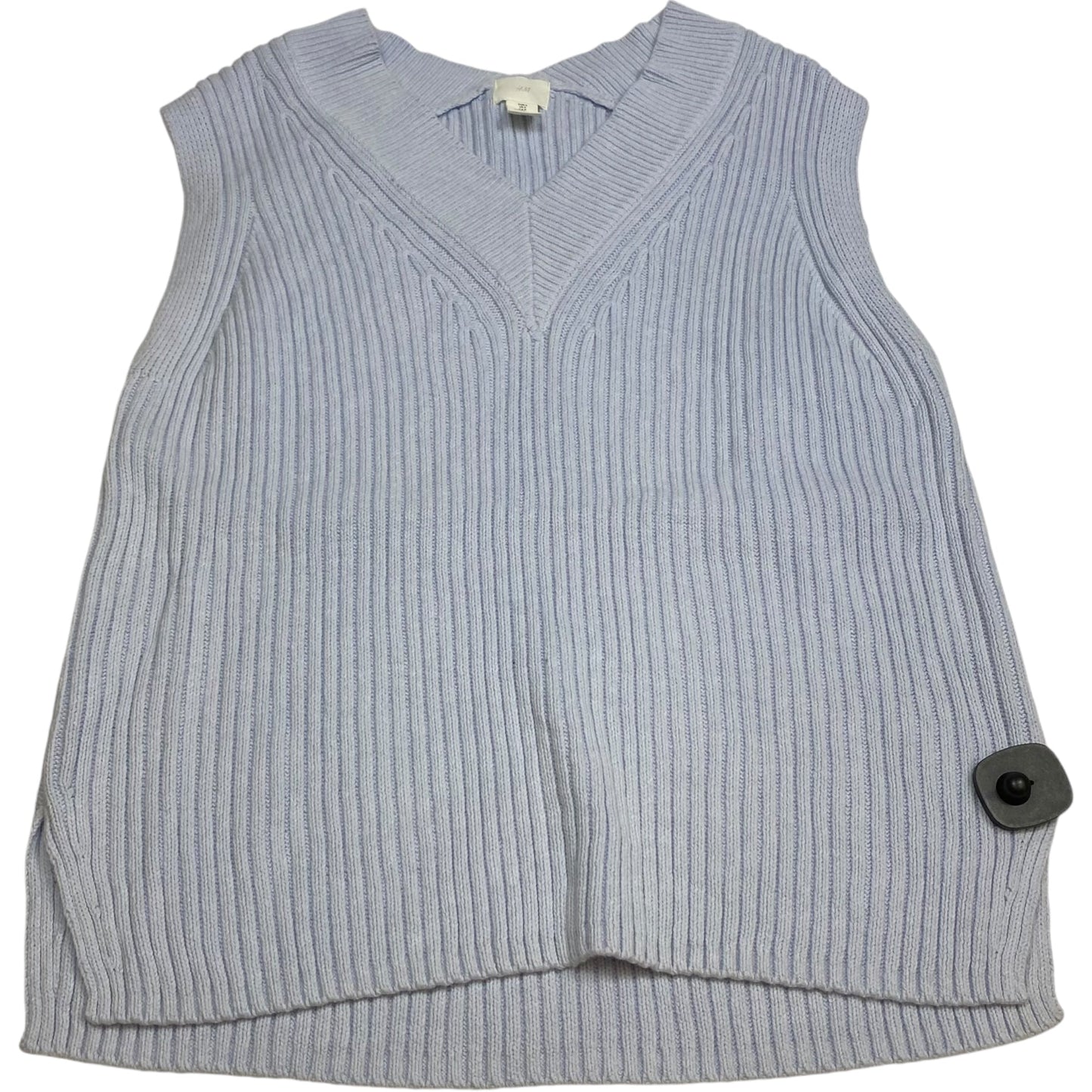 Sweater Short Sleeve By H&m In Blue, Size: S