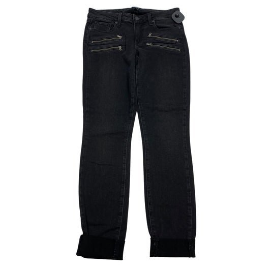 Jeans Designer By Paige In Black Denim, Size: 4