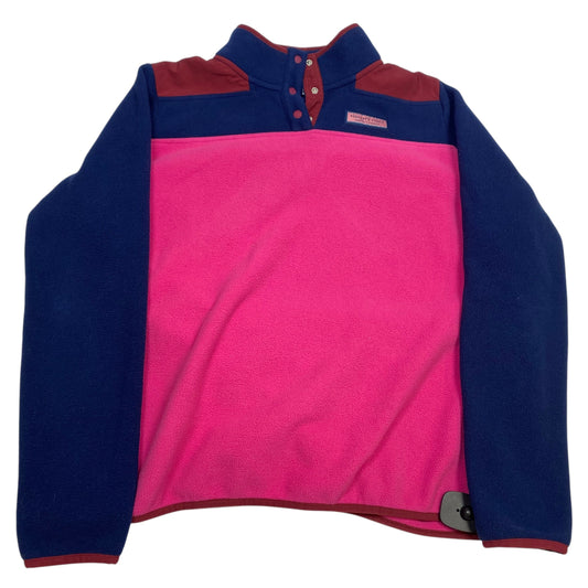 Sweatshirt Designer By Vineyard Vines In Pink, Size: L