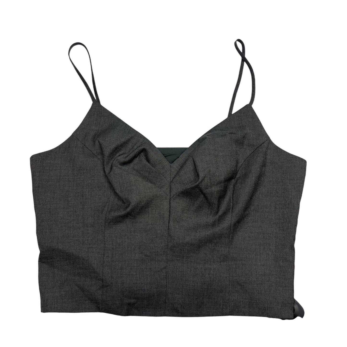 Top Sleeveless By Express In Grey, Size: M