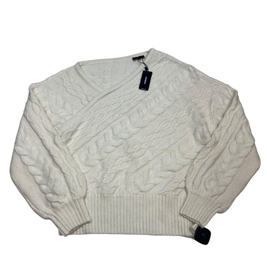 Sweater By Express In Cream, Size: M