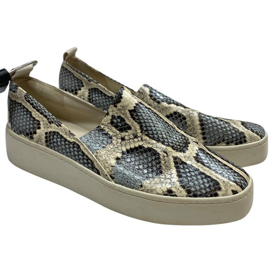 Shoes Flats By Vince In Snakeskin Print, Size: 7.5