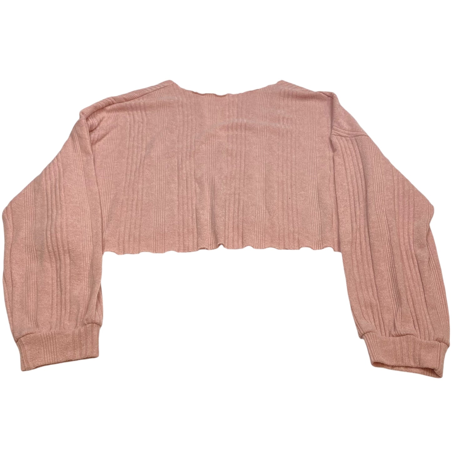 Top Long Sleeve Basic By Shein In Pink, Size: 3x