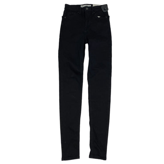 Jeans Skinny By Topshop In Black Denim, Size: 2