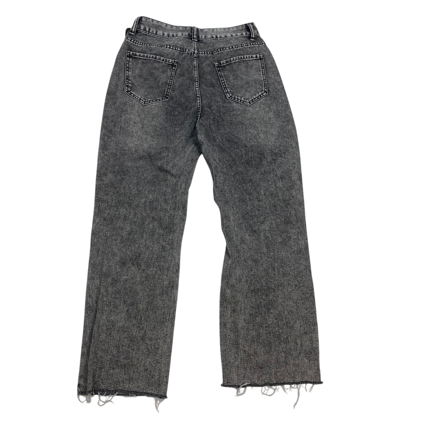 Jeans Straight By Shein In Grey Denim, Size: Mp