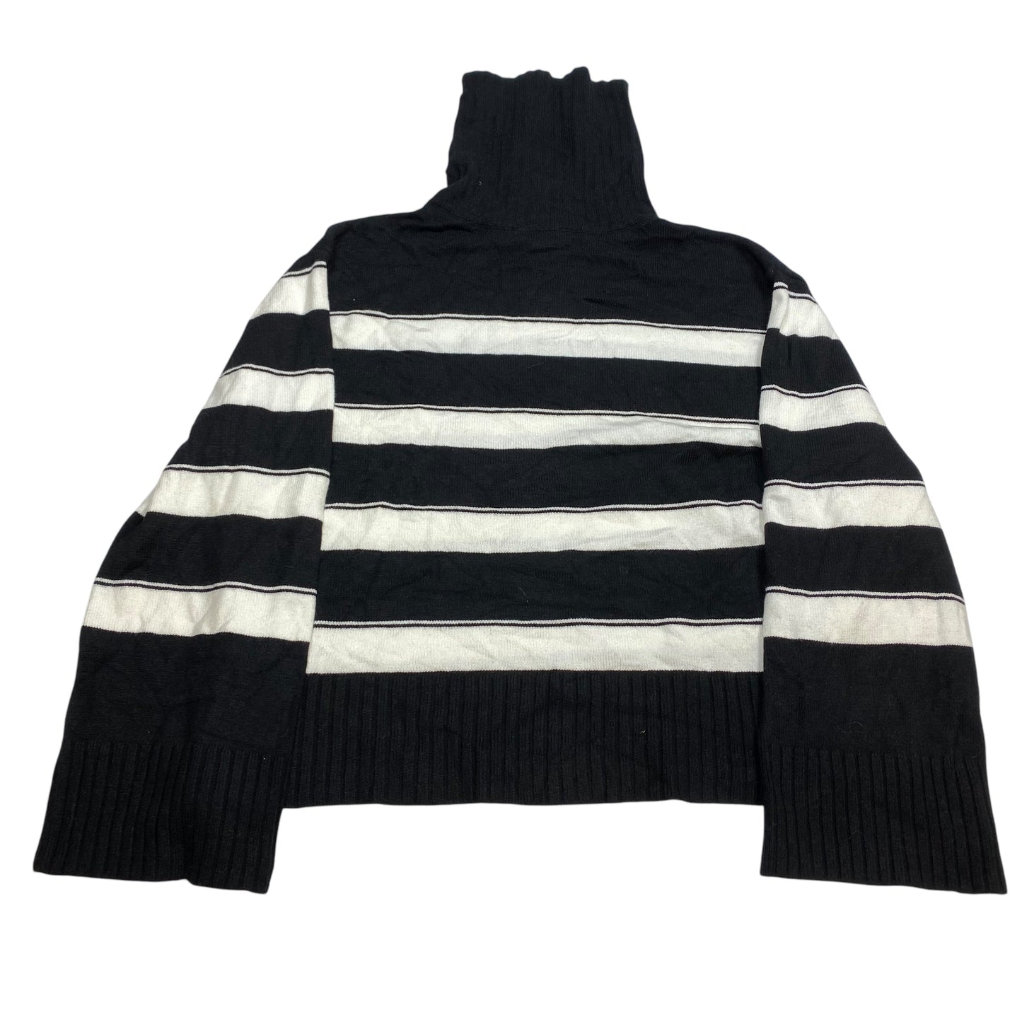 Sweater By Laundry In Black & White, Size: M