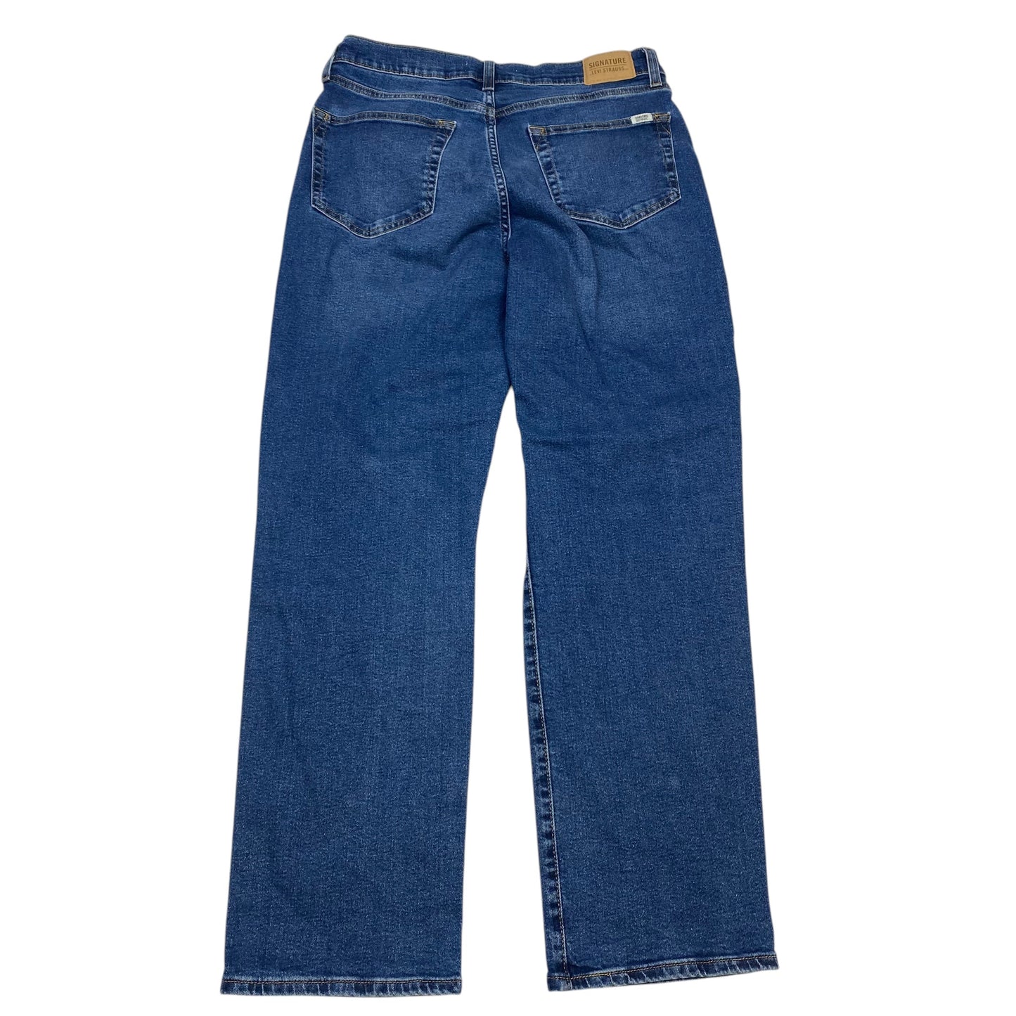 Jeans Straight By Levis In Blue Denim, Size: 10