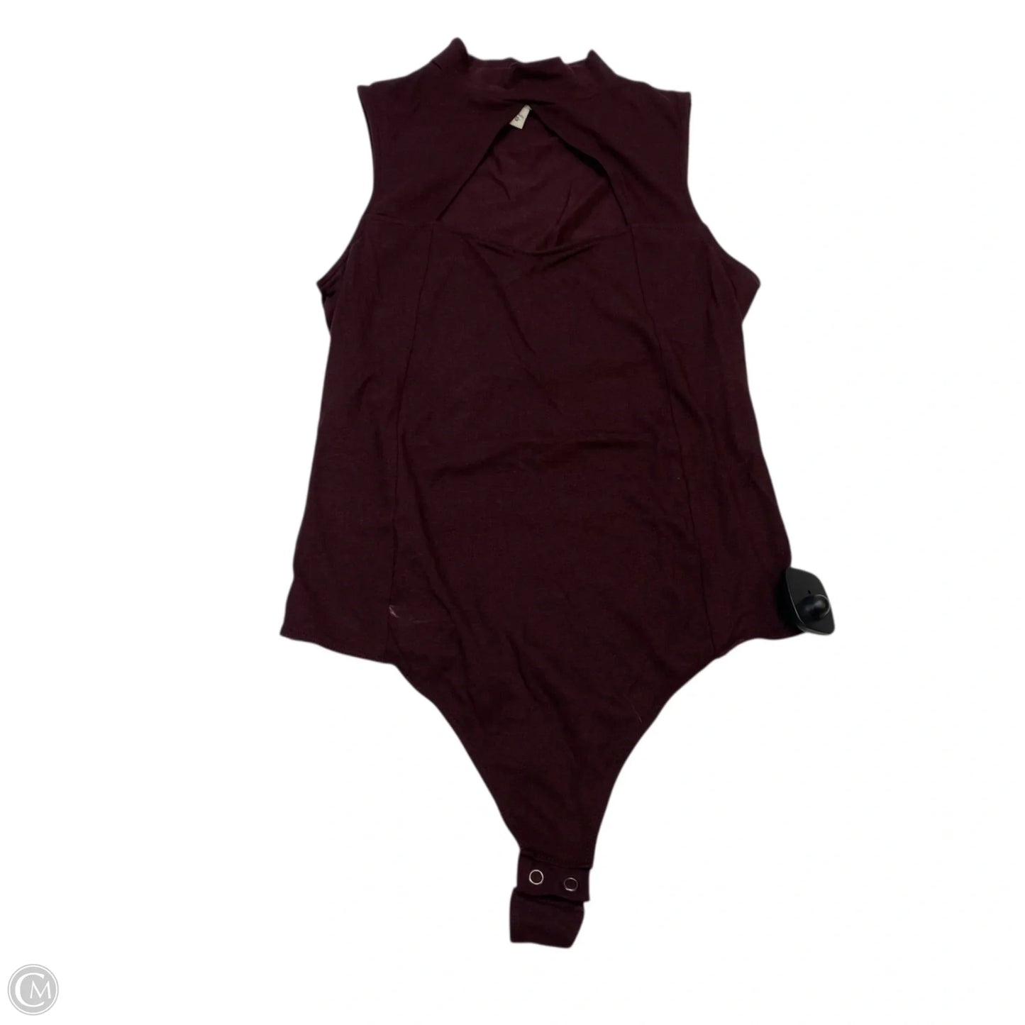 Bodysuit By Express In Maroon, Size: M