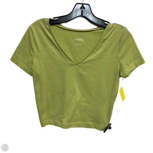 Top Short Sleeve Basic By Wild Fable In Green, Size: M