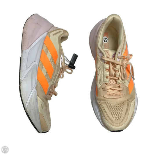 Shoes Athletic By Adidas In Orange & Pink, Size: 10