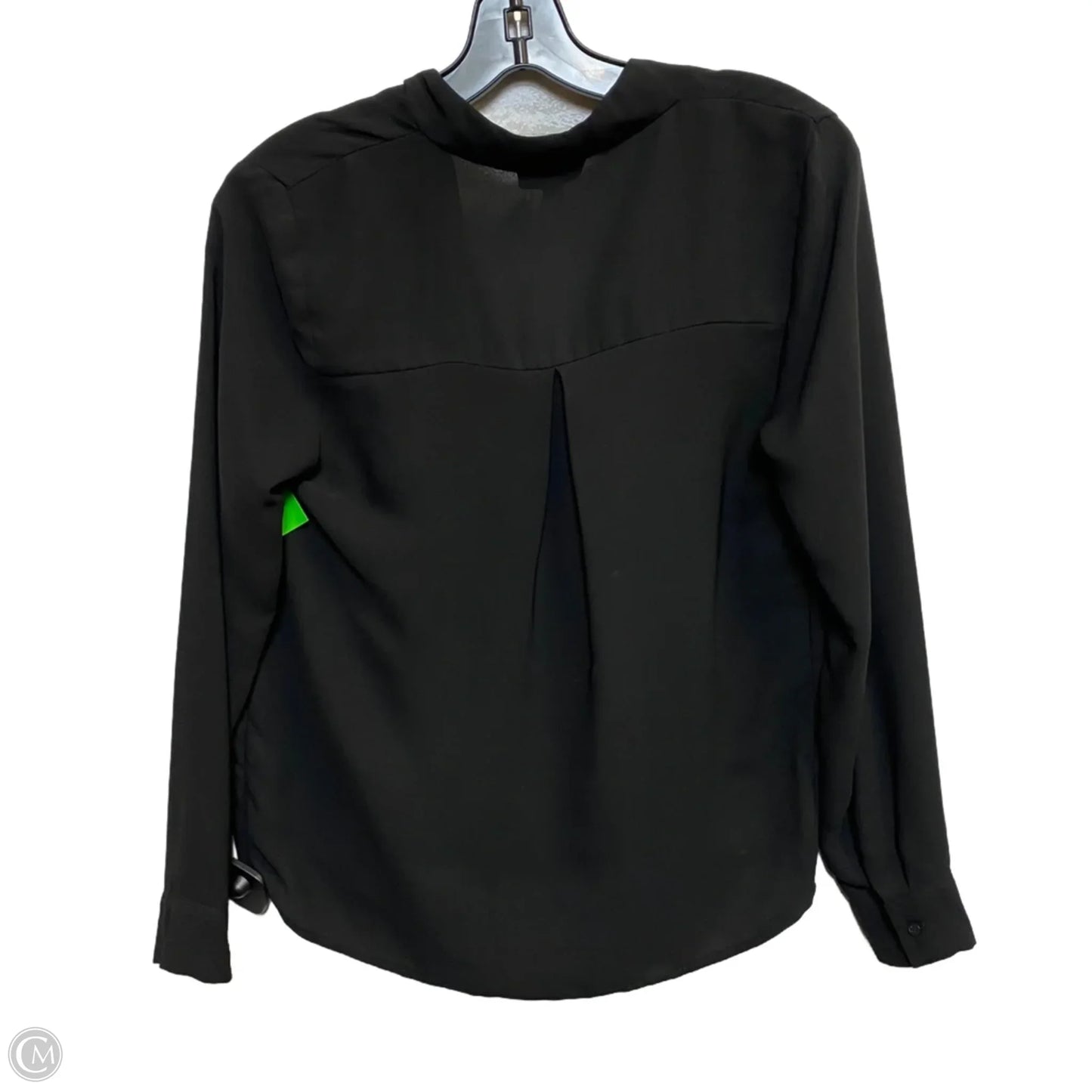 Top Long Sleeve By Topshop In Black, Size: Xs