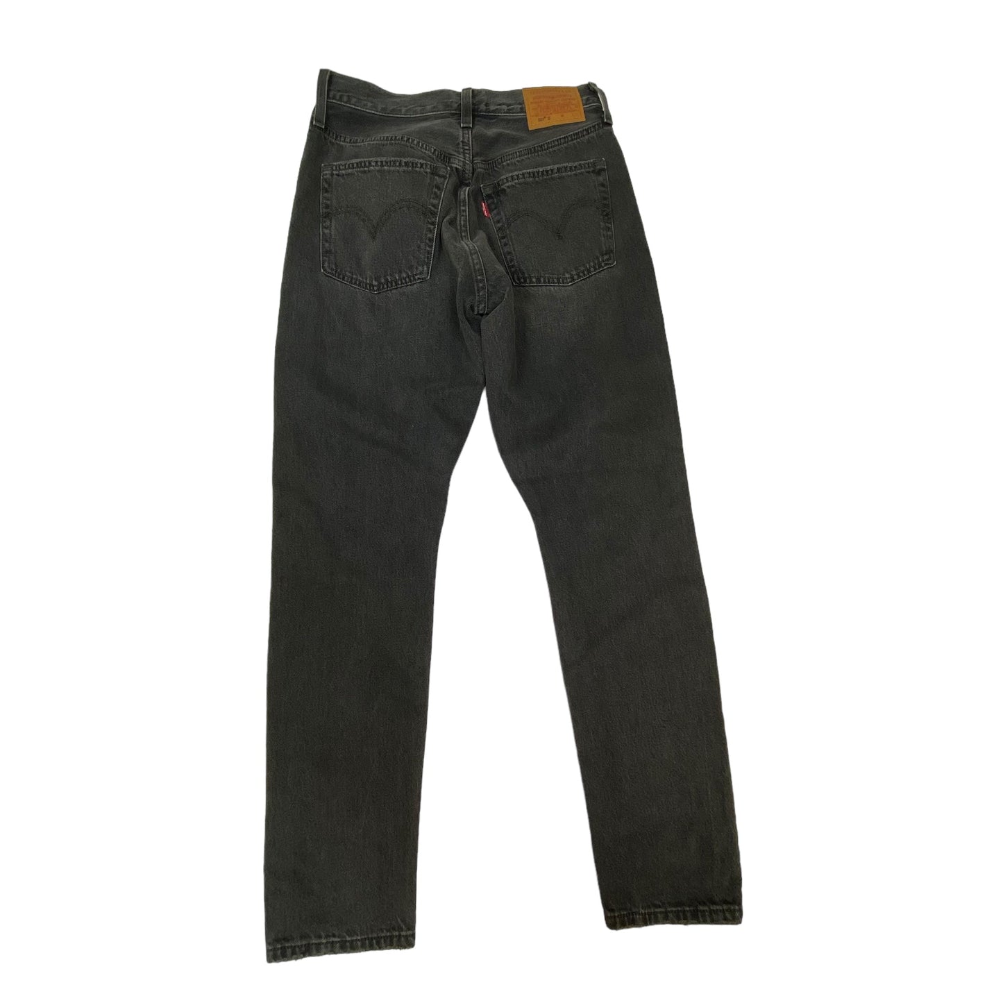 Black Denim Jeans Straight Levis, Size 2