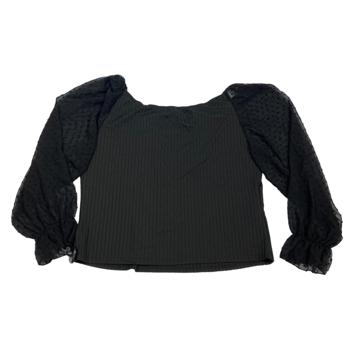 Black Top Long Sleeve Shein, Size 3x