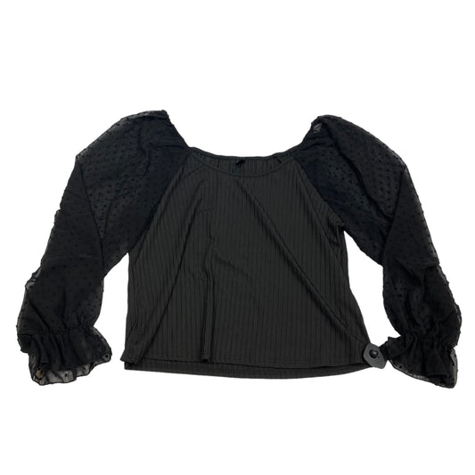 Black Top Long Sleeve Shein, Size 3x