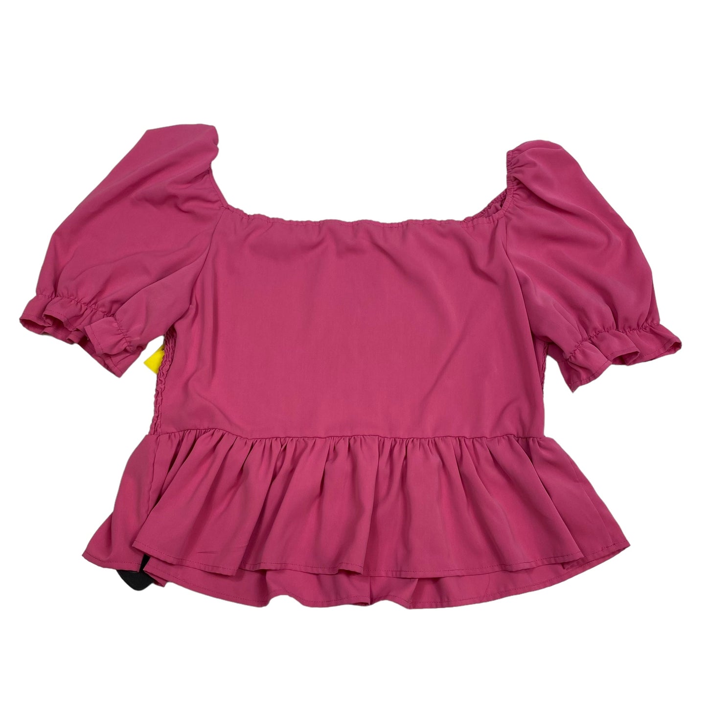 Pink Top Short Sleeve Clothes Mentor, Size 3x