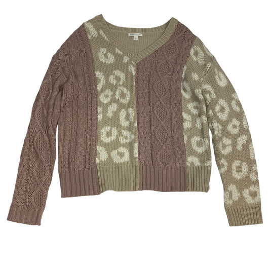 Sweater By Cato In Tan, Size: L