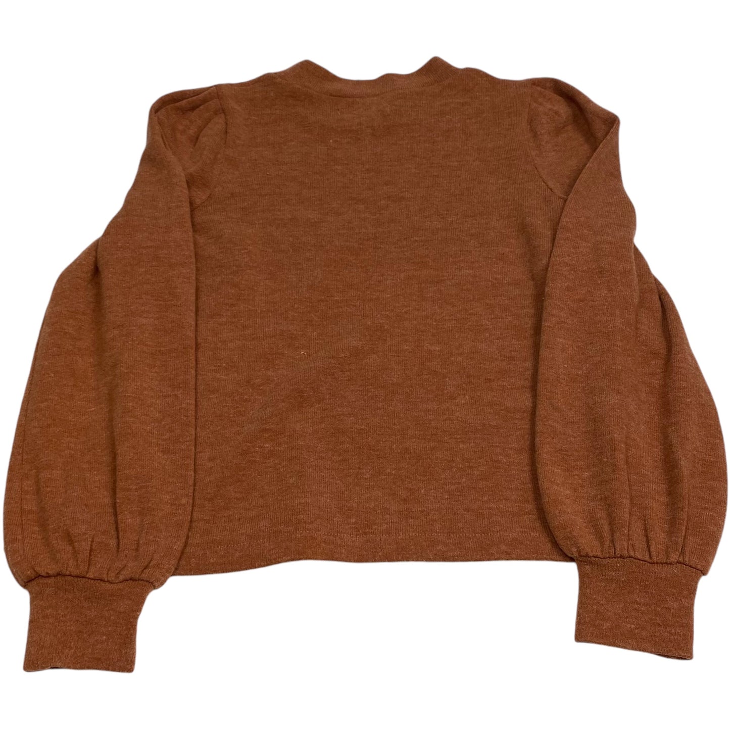 Top Long Sleeve By Madewell In Orange, Size: S