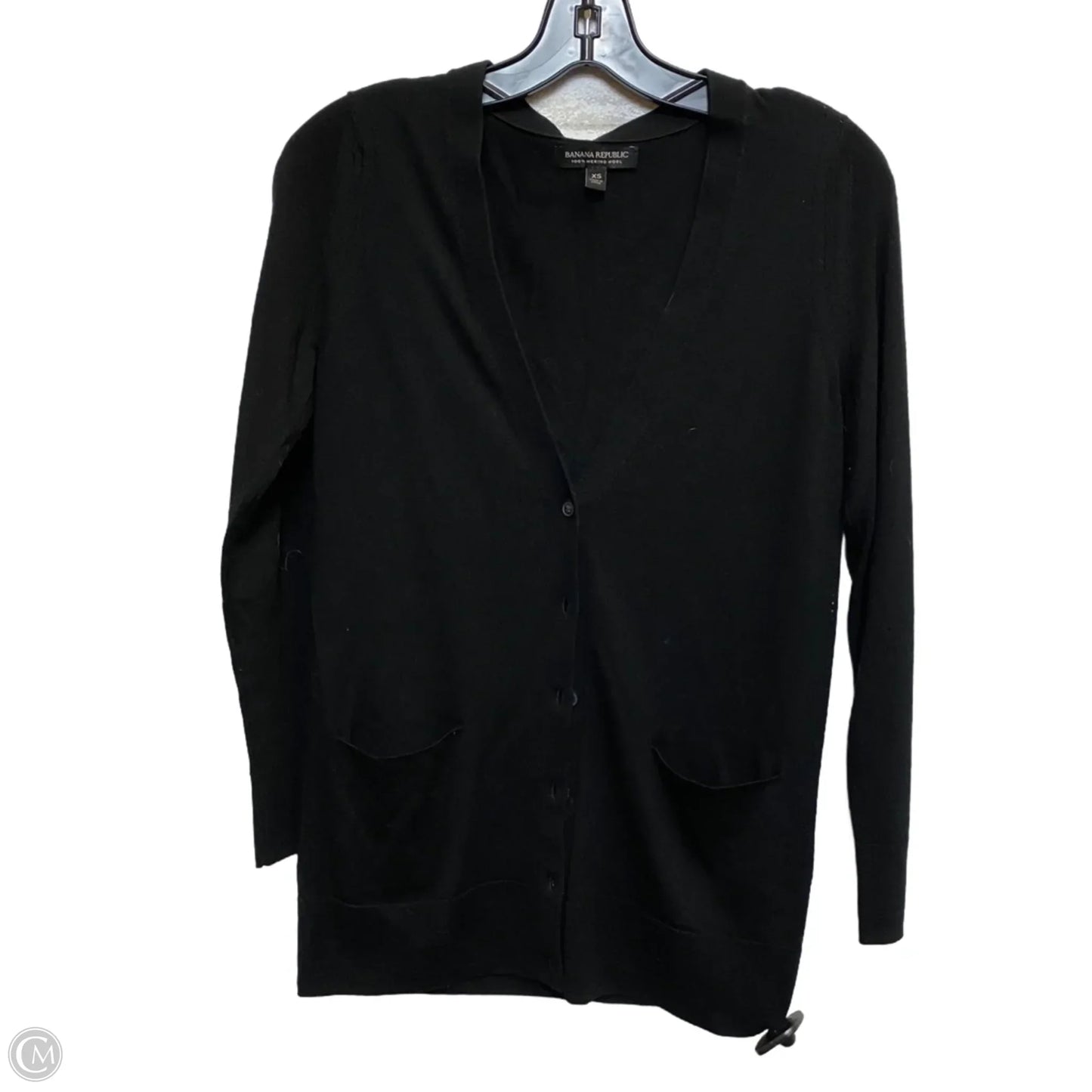 Cardigan By Banana Republic In Black, Size: Xs