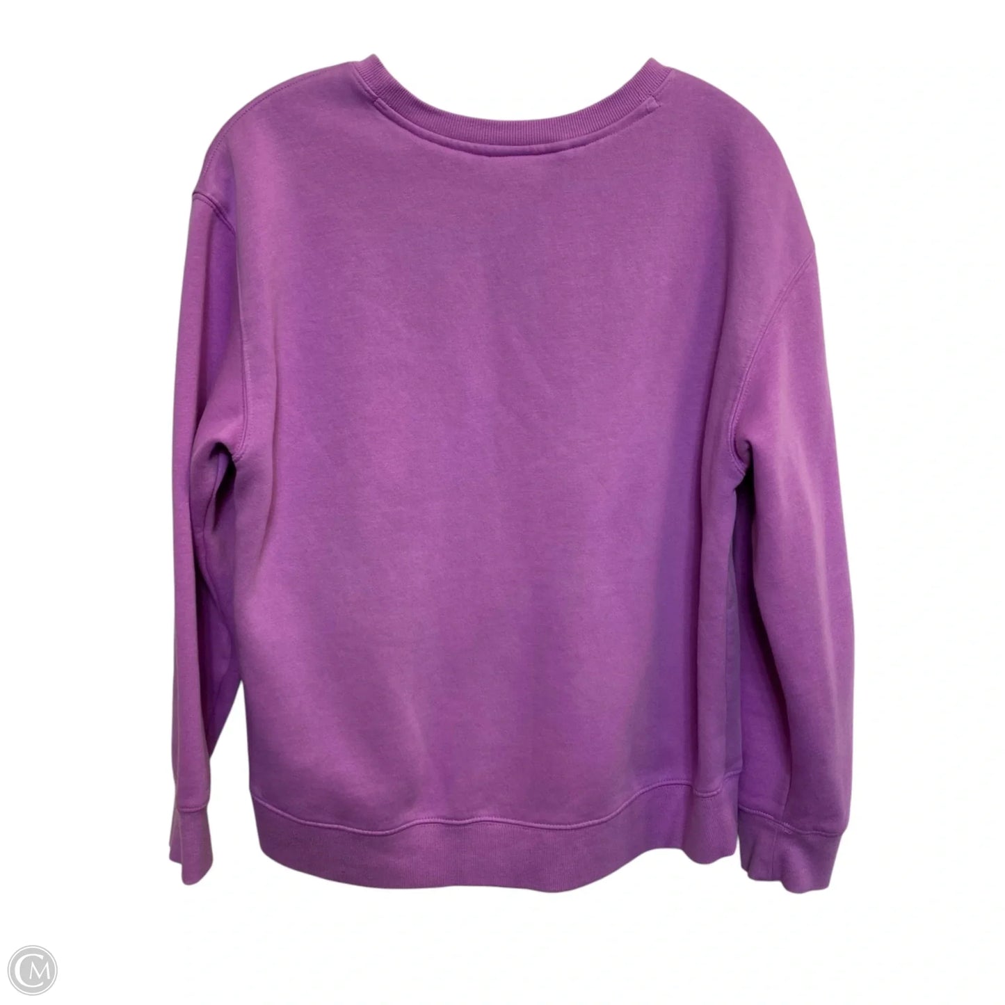 Athletic Sweatshirt Crewneck By Athletic Works In Purple, Size: M