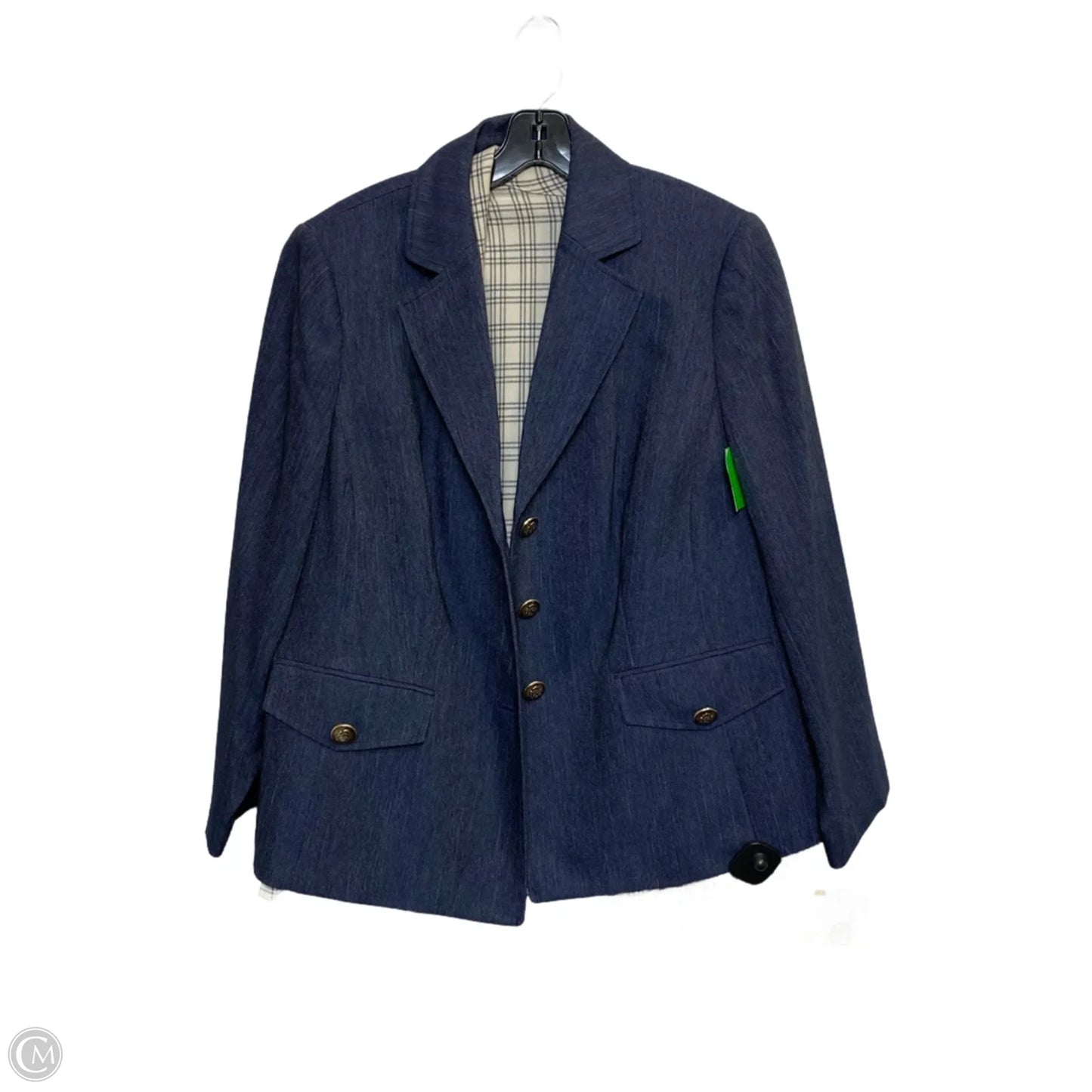 Blazer By Kasper In Blue, Size: Xl