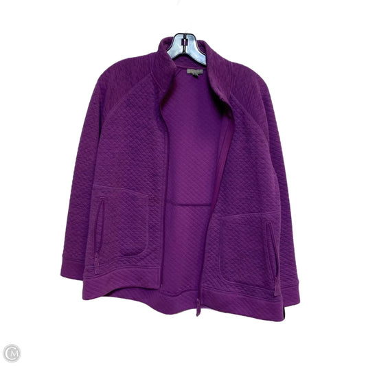 Athletic Jacket By Talbots In Purple, Size: Mp