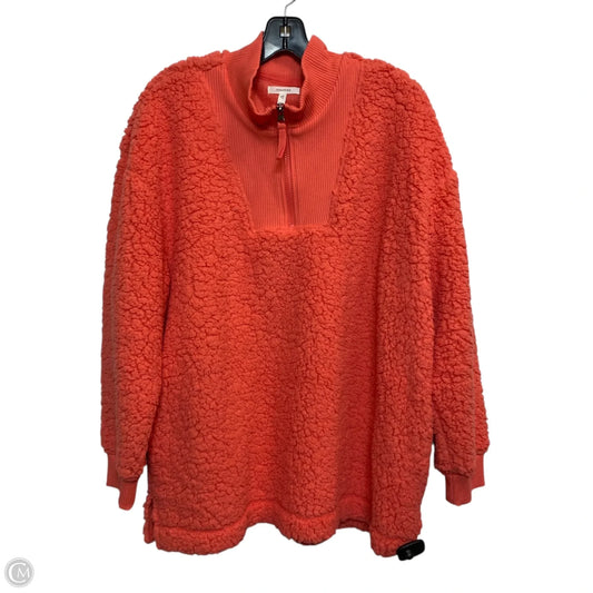Jacket Faux Fur & Sherpa By Maurices In Coral, Size: Xxl