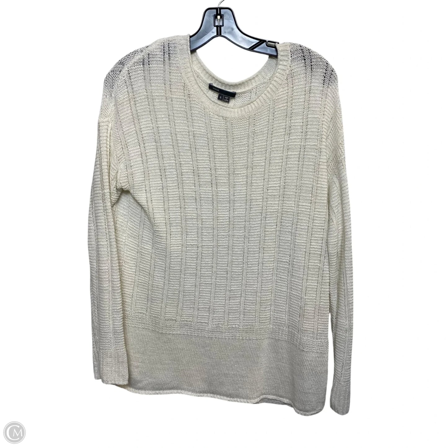 Sweater By Vince In White, Size: S