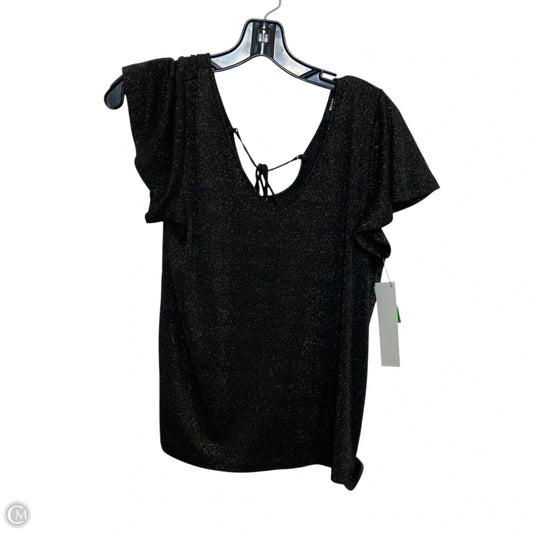 Top Short Sleeve Designer By Paige In Black, Size: Xs