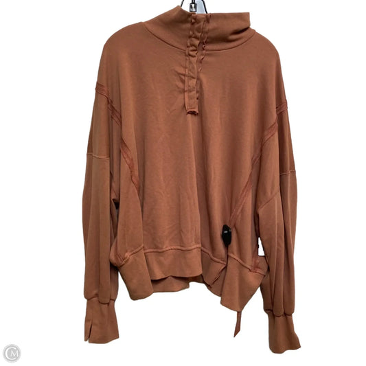 Top Long Sleeve By Shein In Orange, Size: M