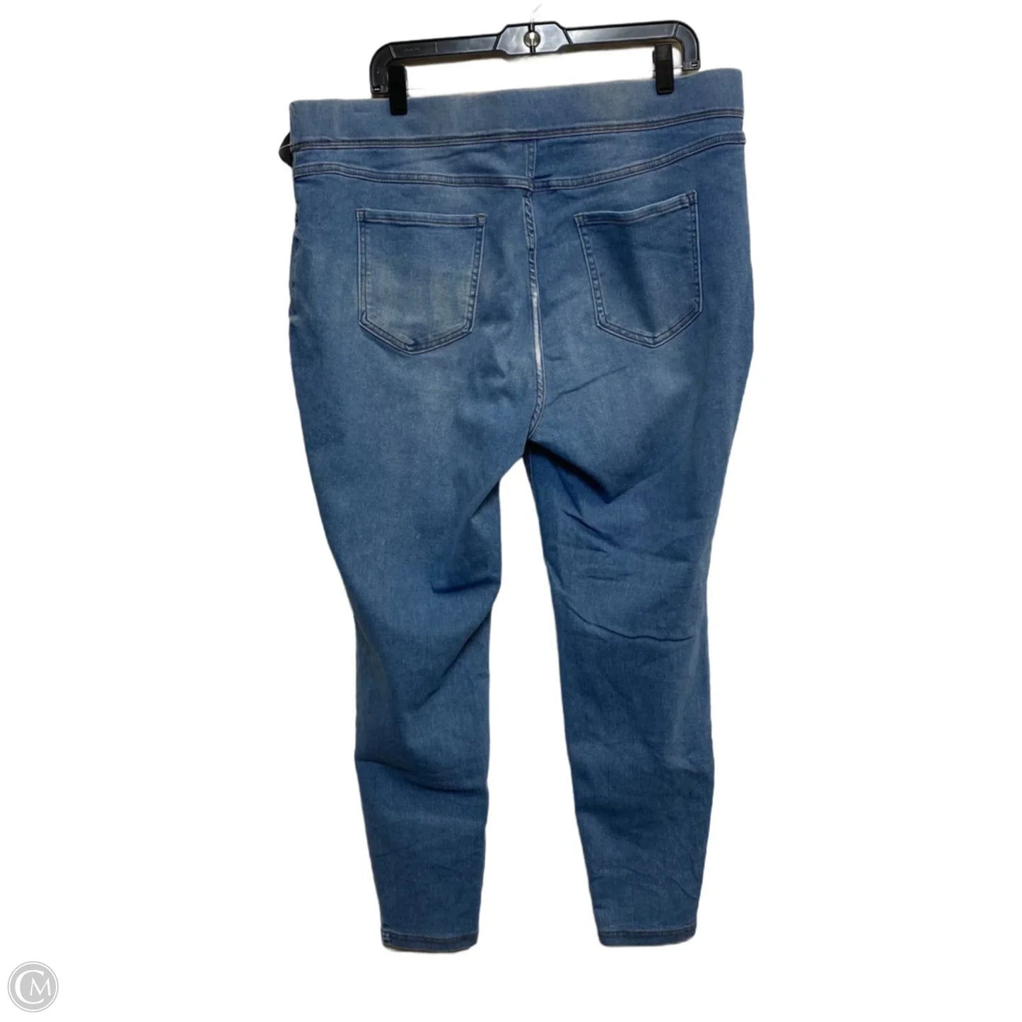 Jeans Jeggings By Terra & Sky In Blue Denim, Size: 1x