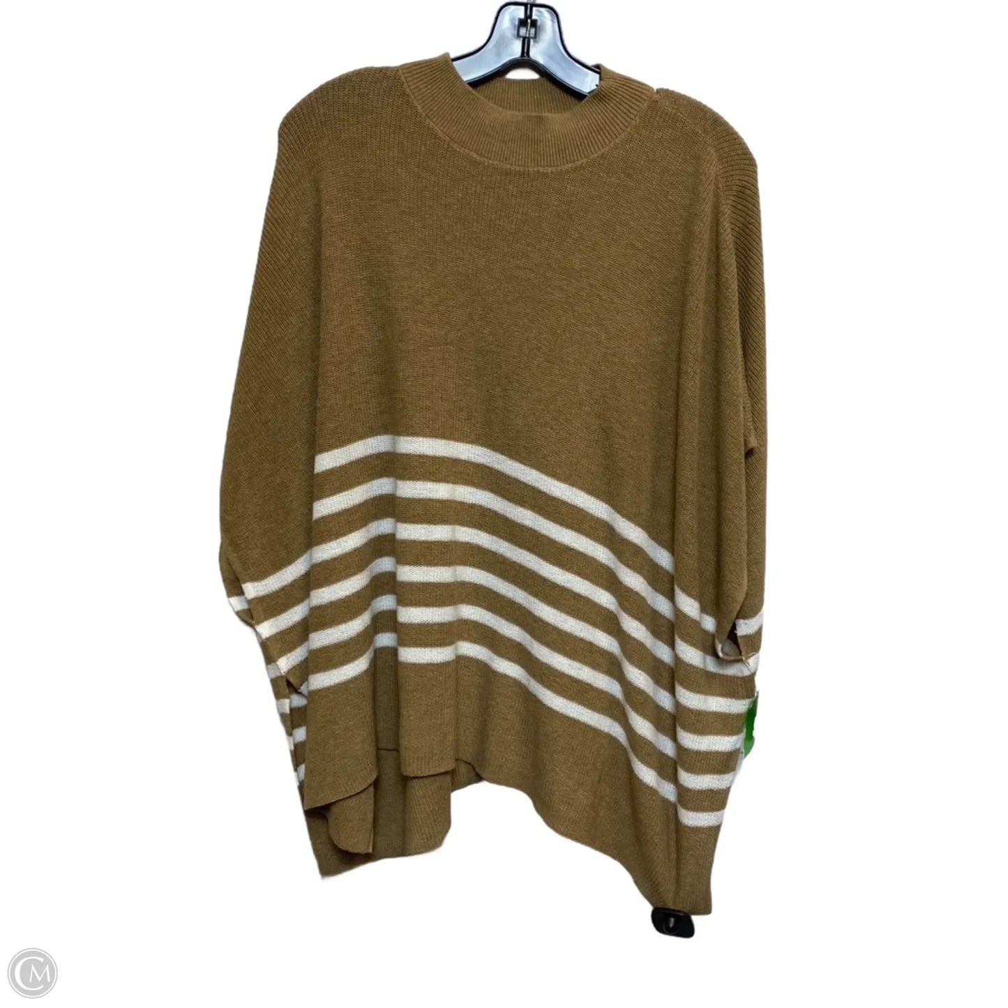 Sweater Short Sleeve By J. Crew In Brown, Size: Osfm