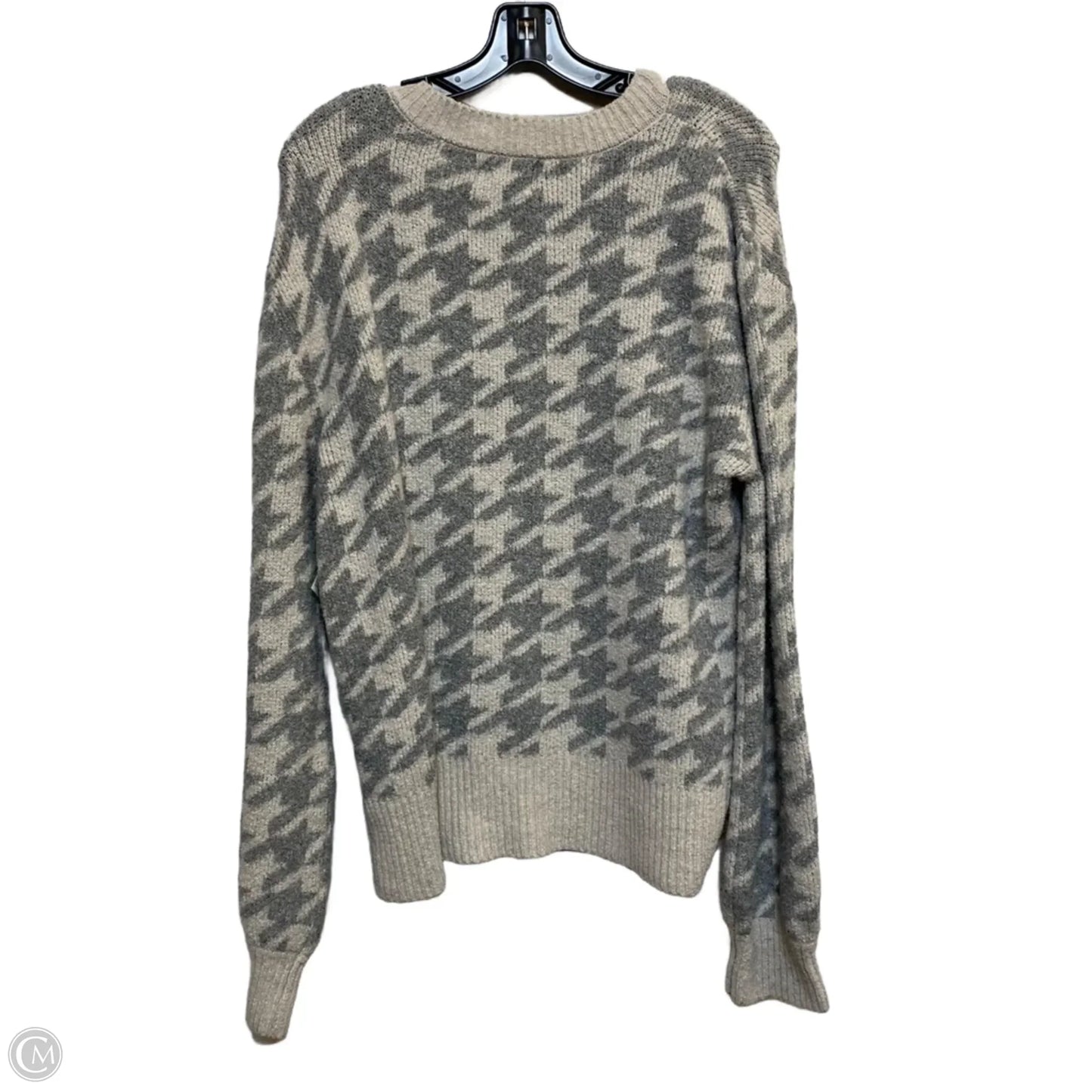 Sweater By Olive And Oak In Cream & Grey, Size: L