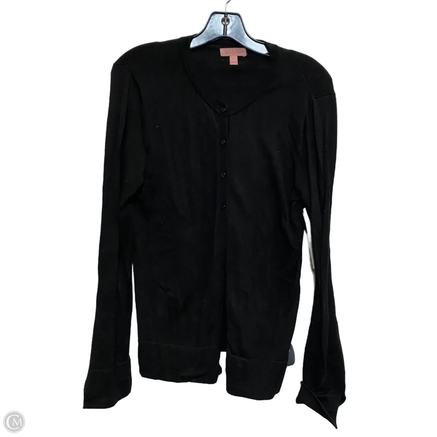 Top Long Sleeve Designer By Lilly Pulitzer In Black, Size: L