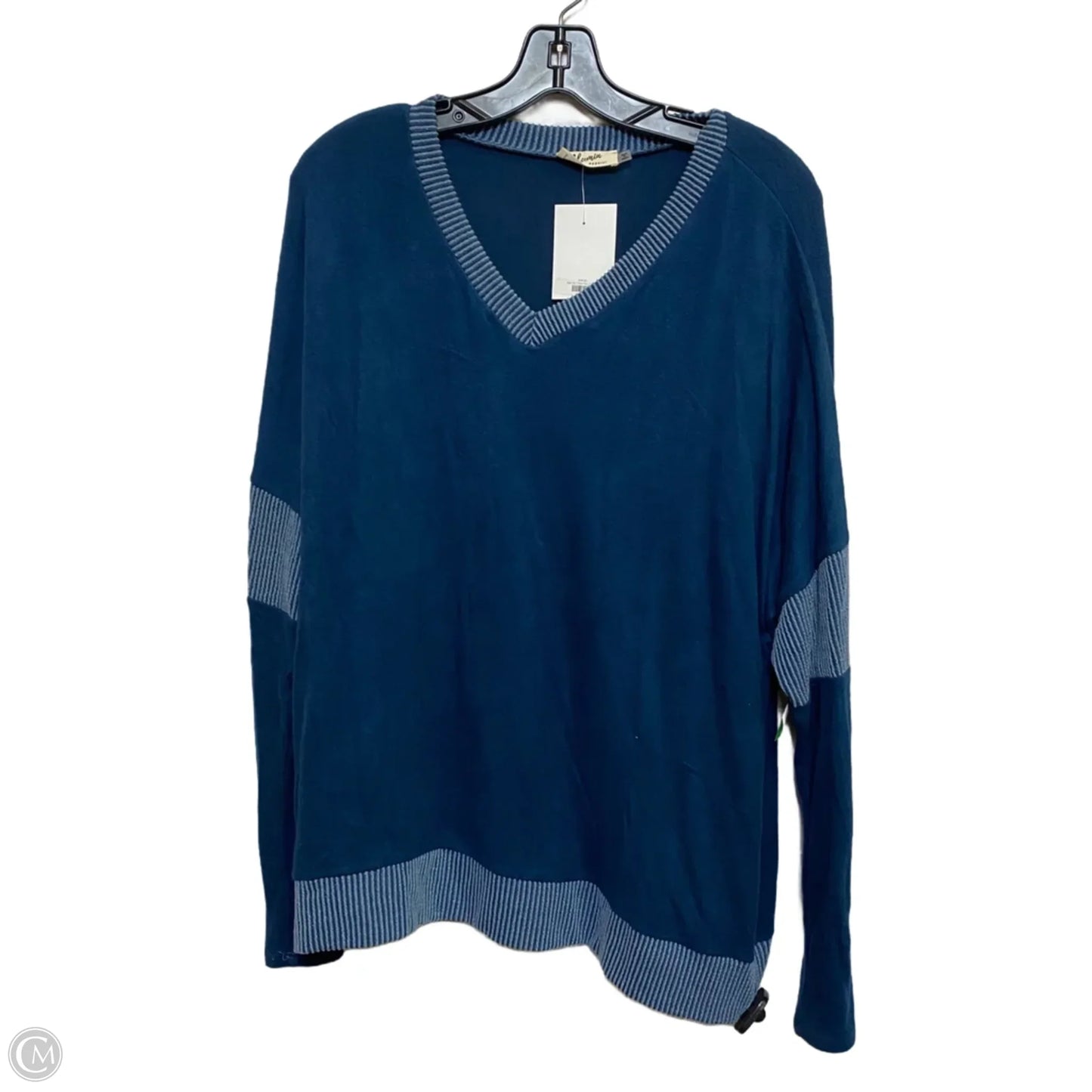Top Long Sleeve By Blumin In Blue, Size: M