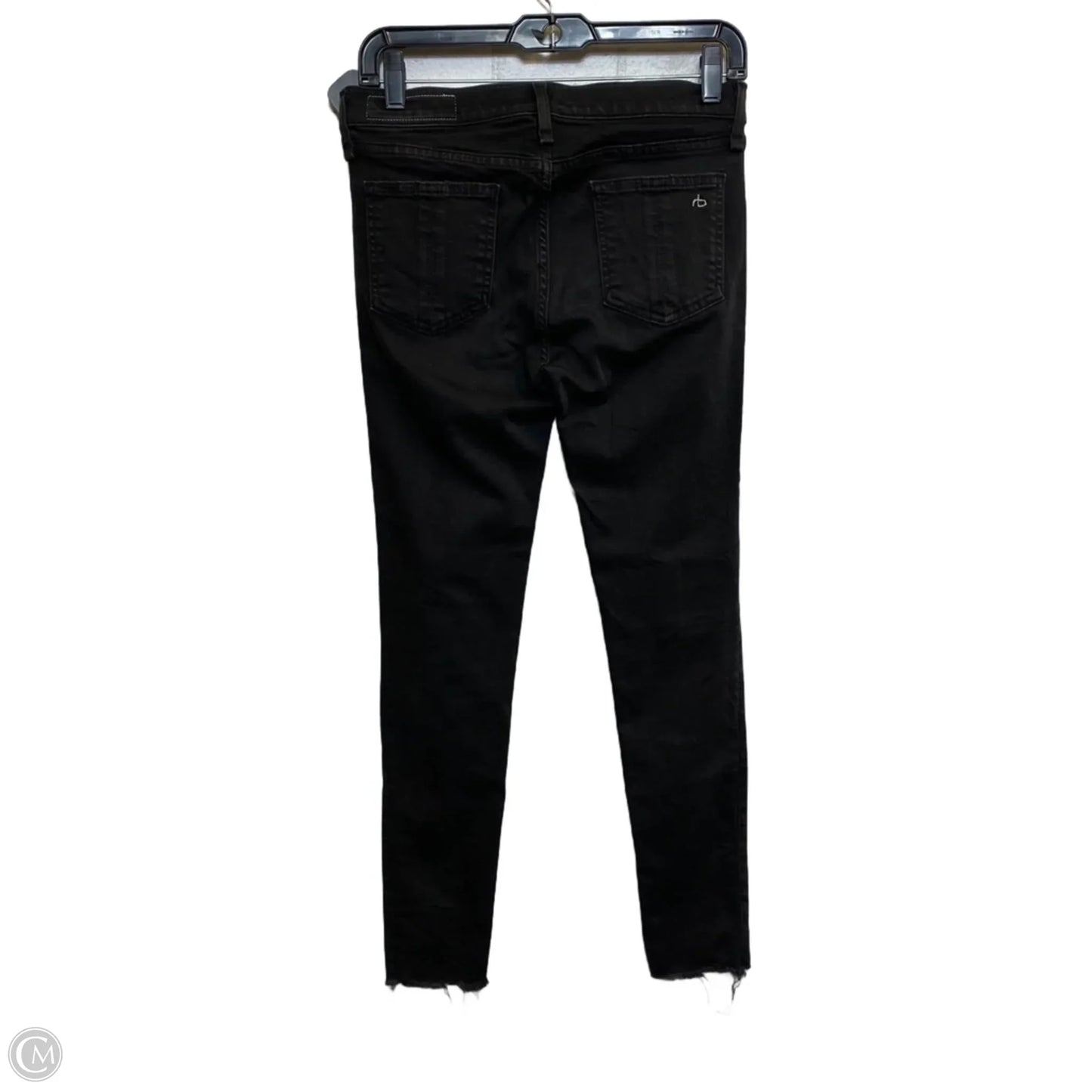 Jeans Designer By Rag And Bone In Black Denim, Size: 4
