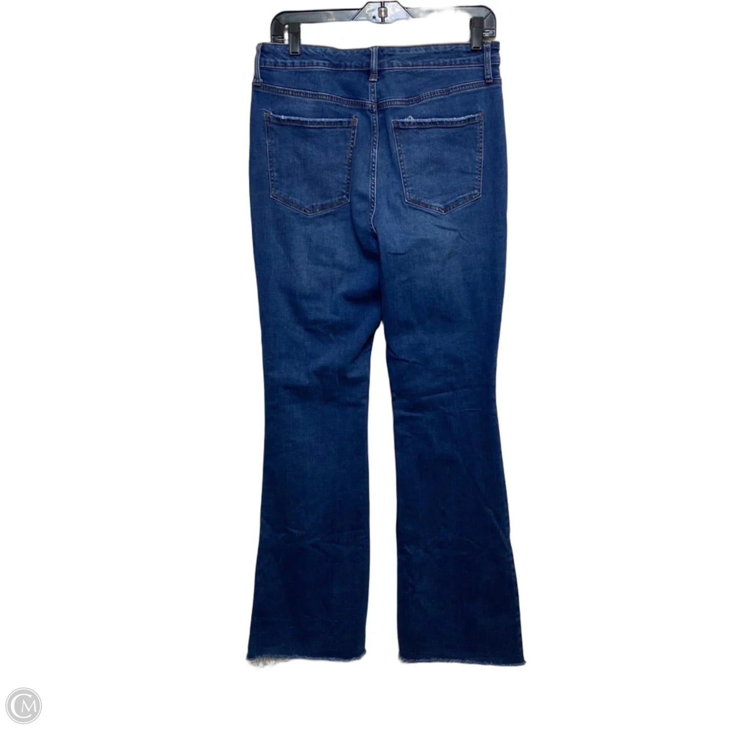 Jeans Flared By Wonderly In Blue Denim, Size: 8