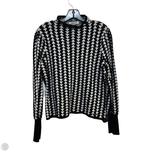 Sweater By Nine West In Black & White, Size: L